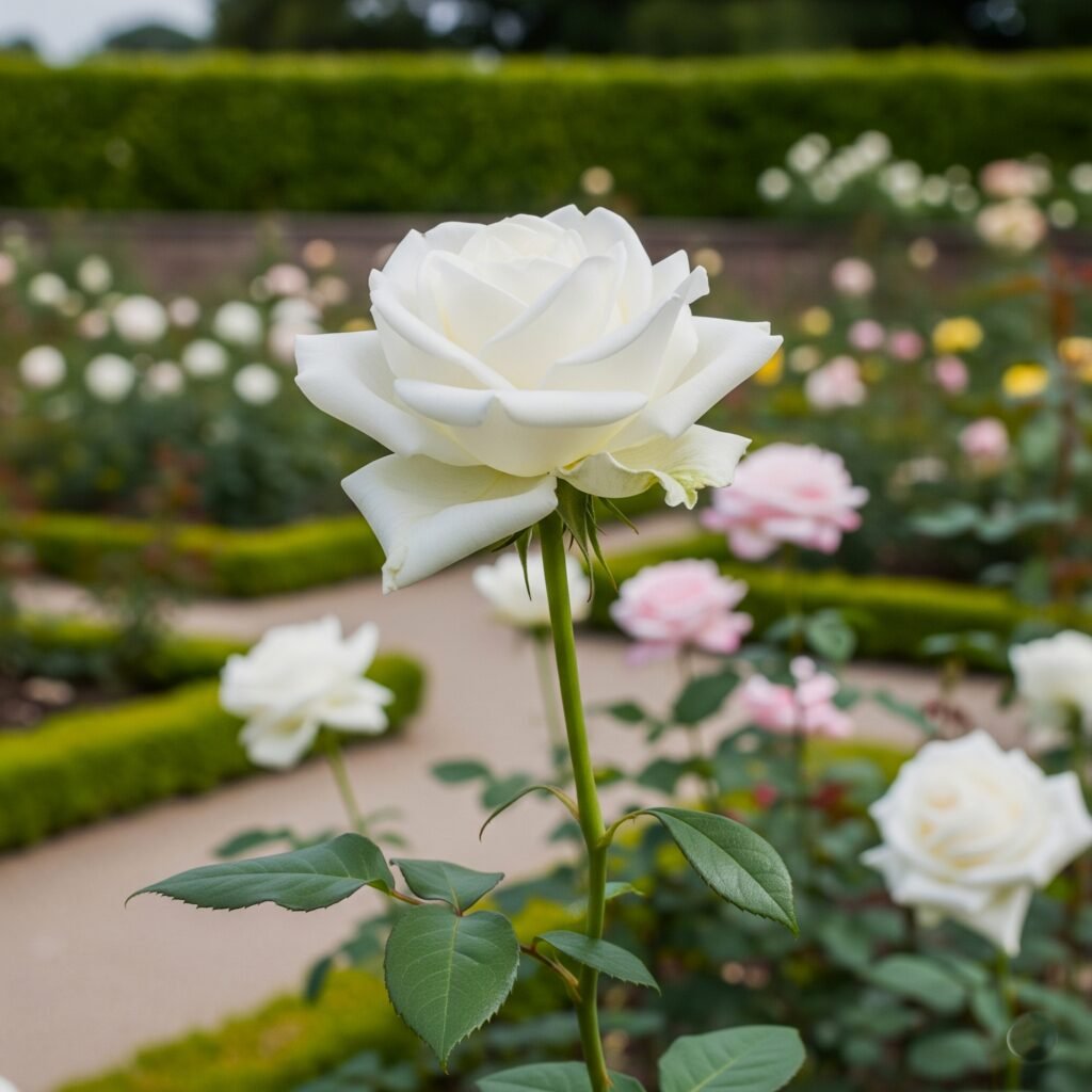 white flowers
