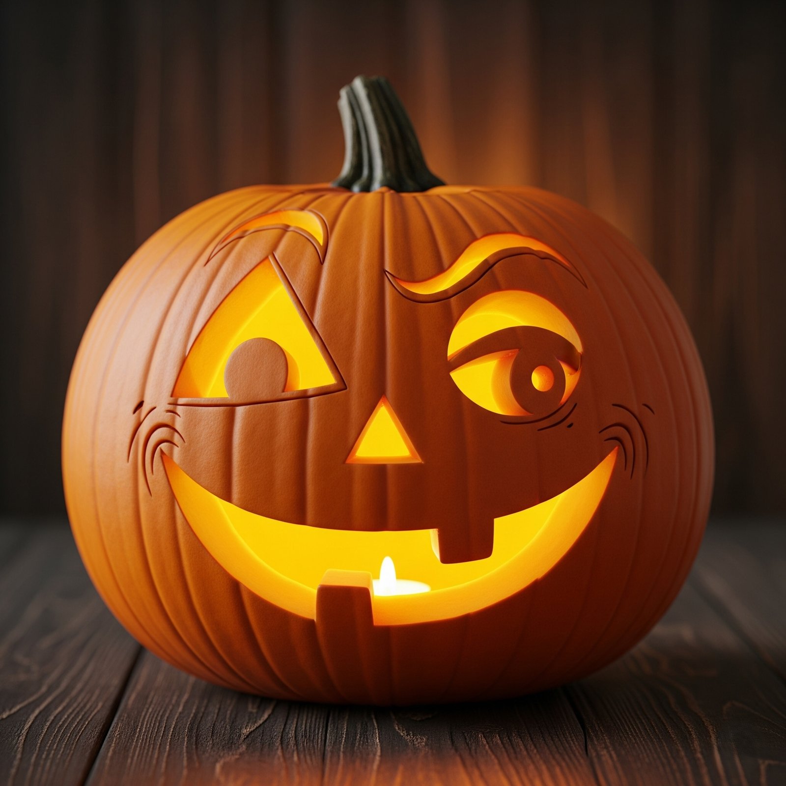 Winking Jack-O-Lanterns - Space Ideas World Carving Halloween Pumpkin Ideas