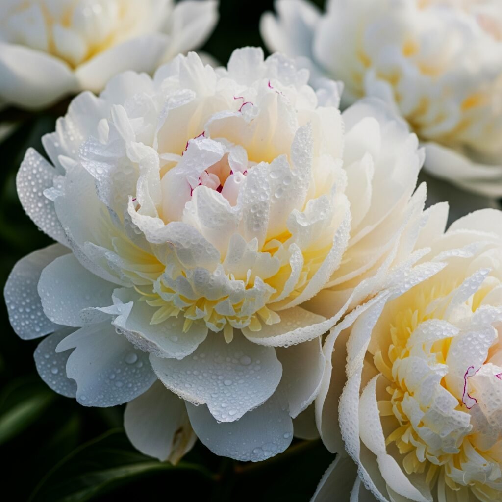 white flowers