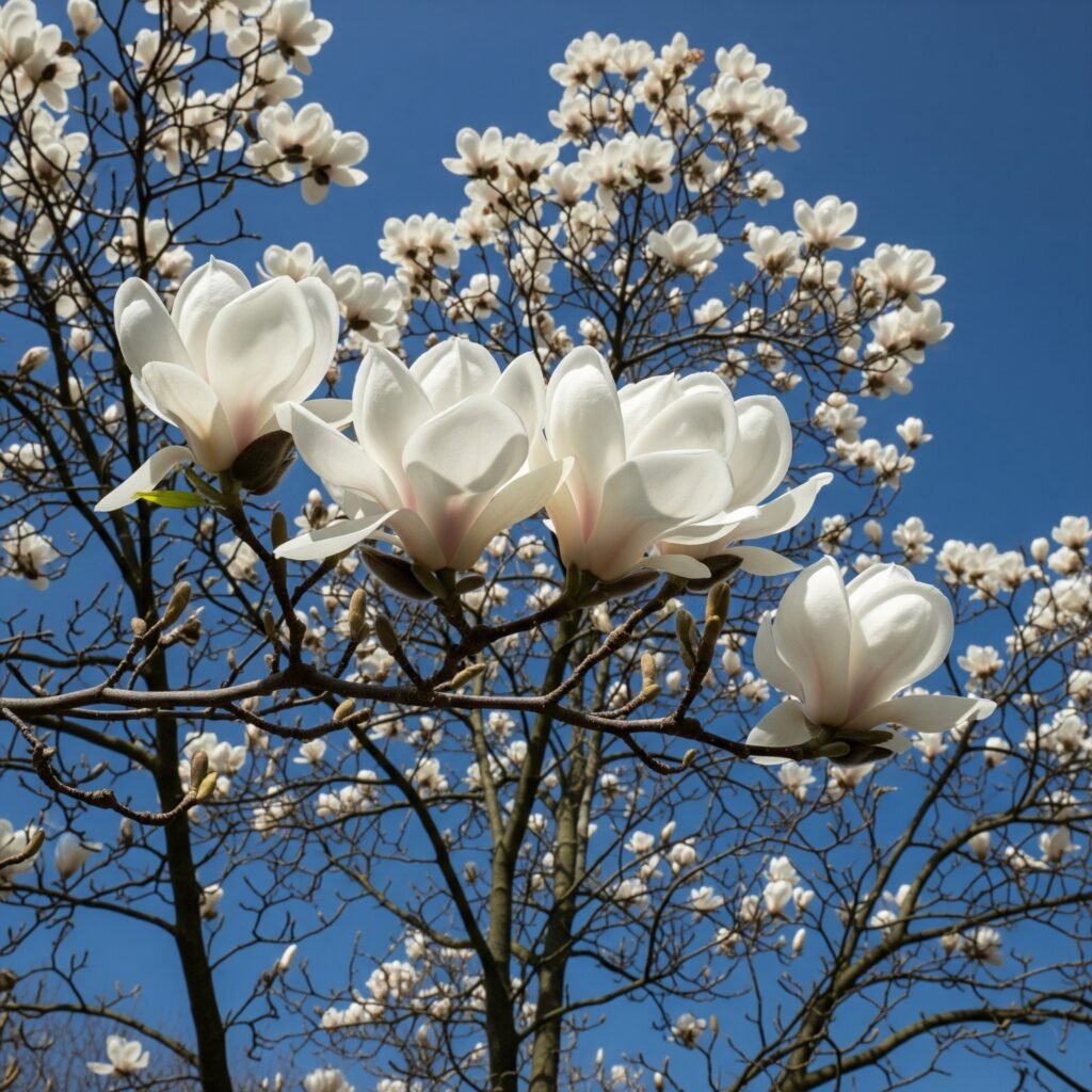 white flowers