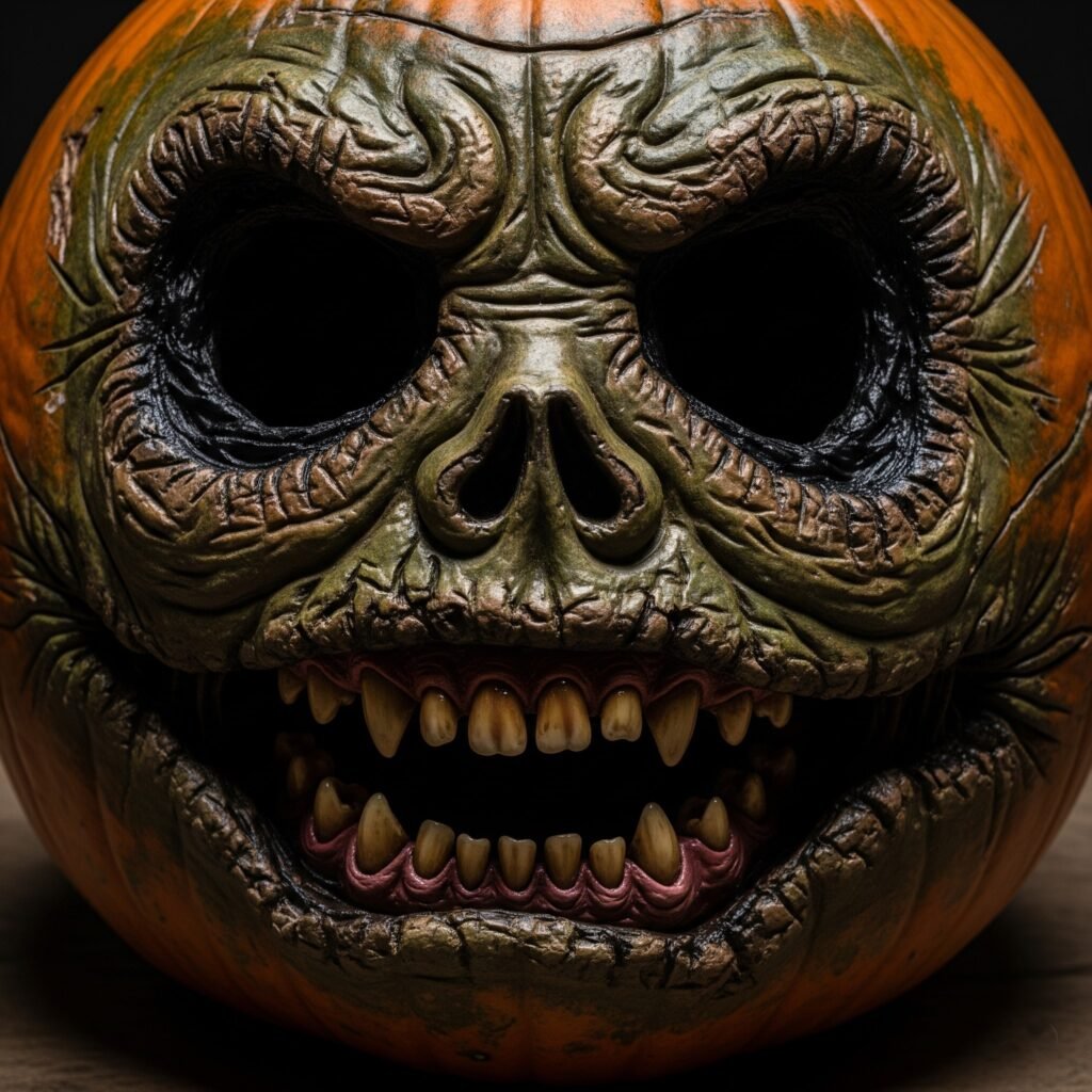 Zombie Face - Space Ideas World Jack O Lantern Carvings Ideas