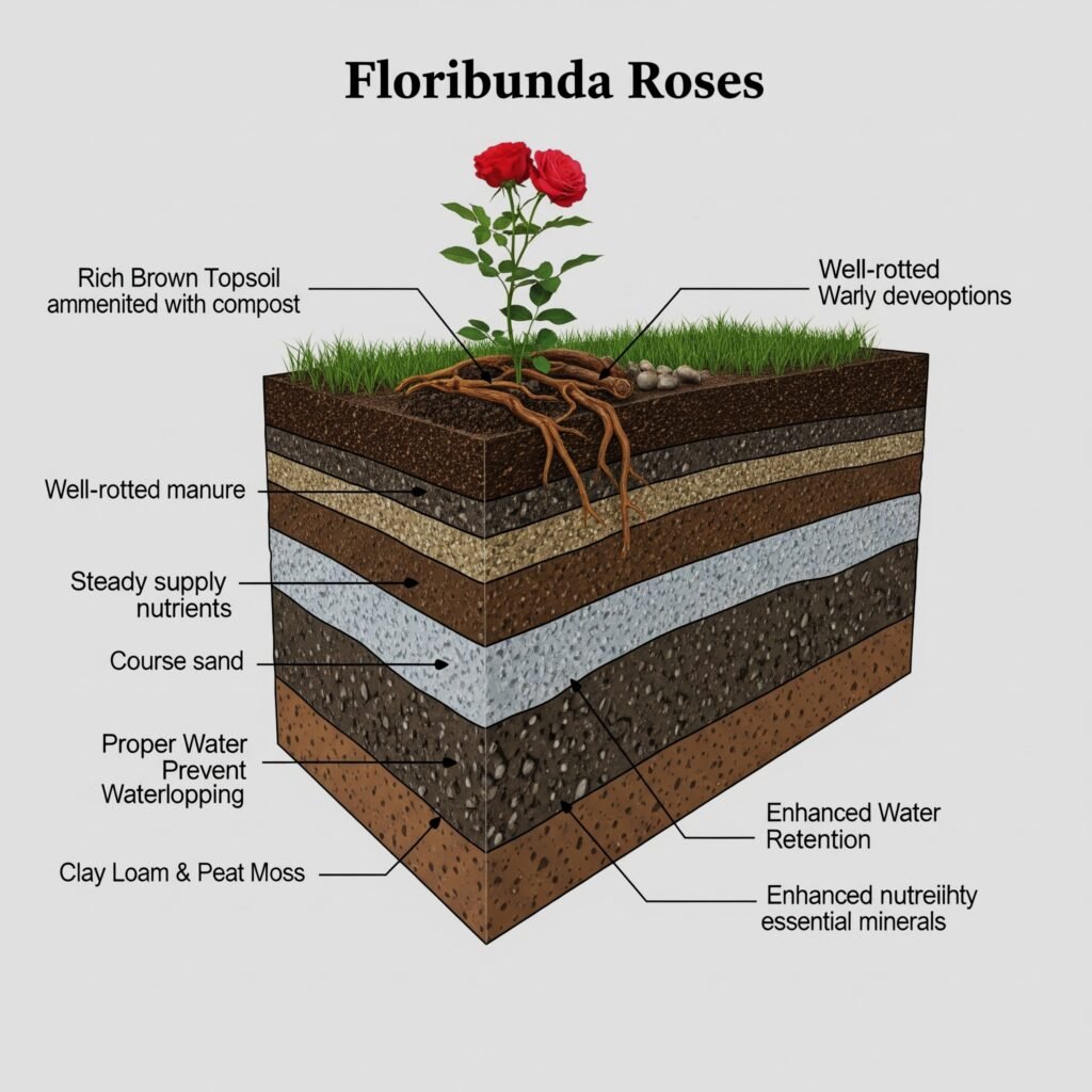 floribunda rose planting