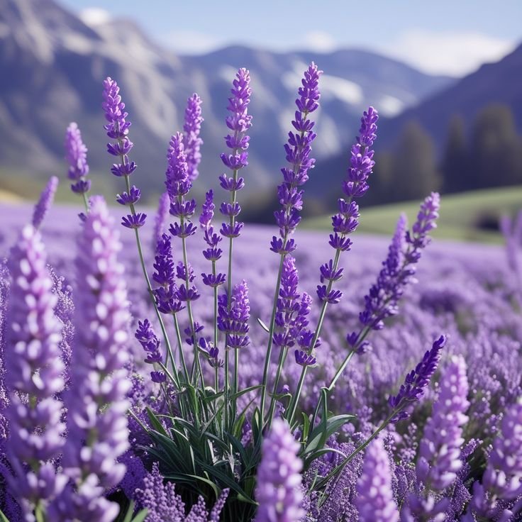 Lavender field in bloom - Space Ideas World Horoscope Flower