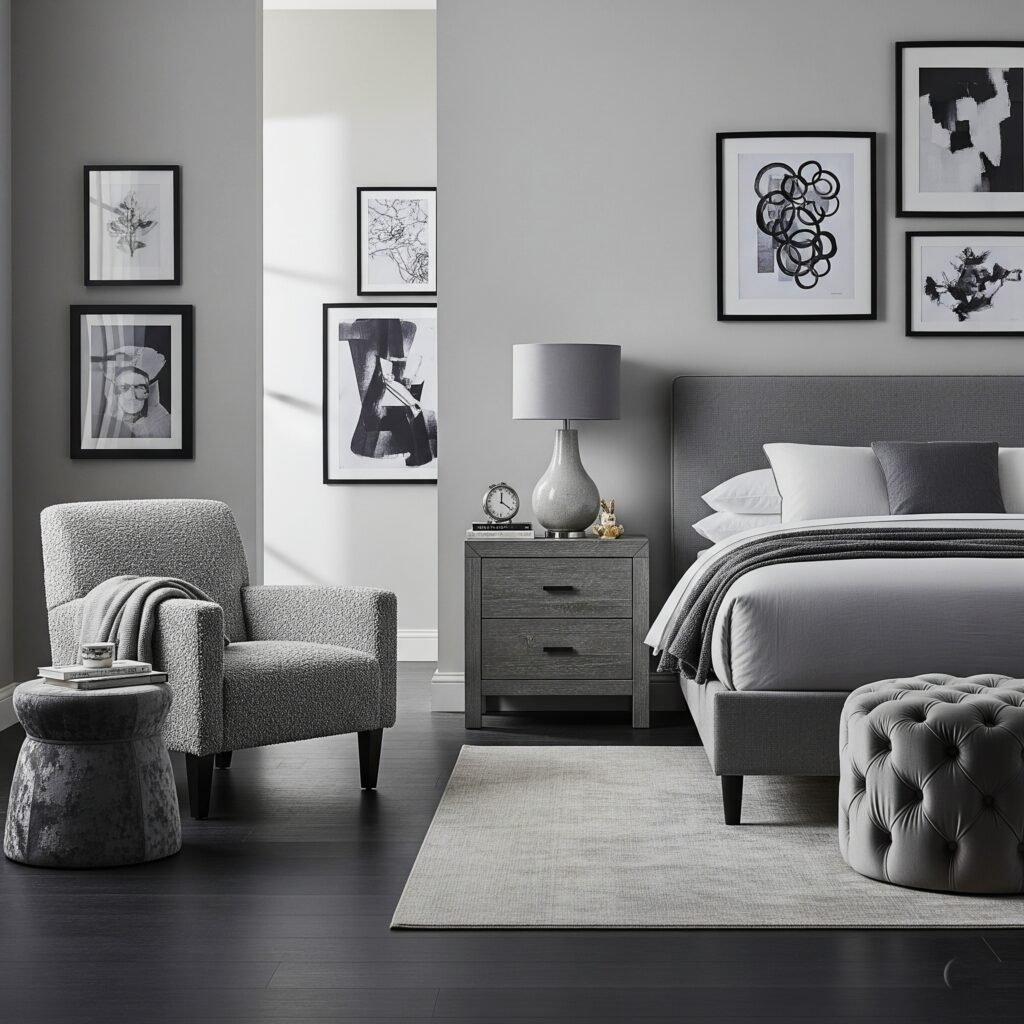 Grey Color Bedroom Ideas 