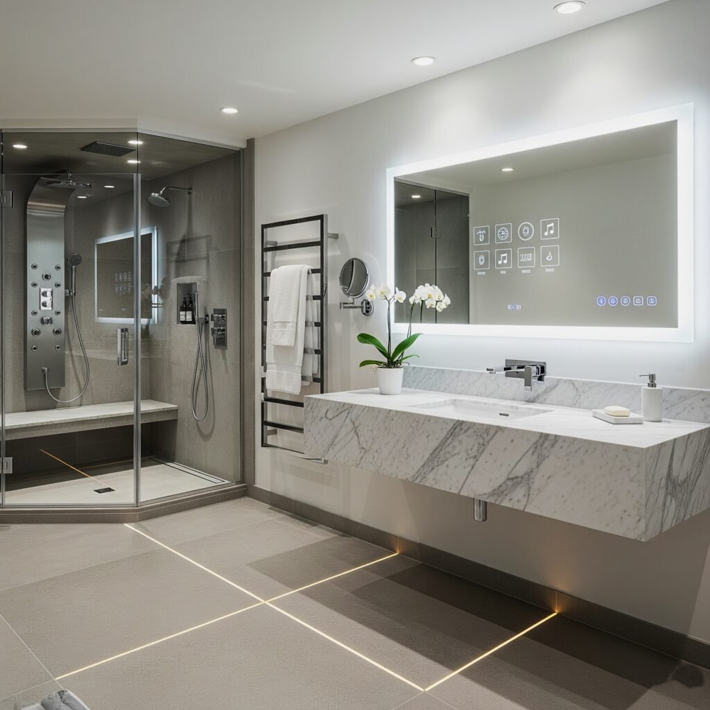 High-end bathroom amenities - Space Ideas World bathroom redo ideas