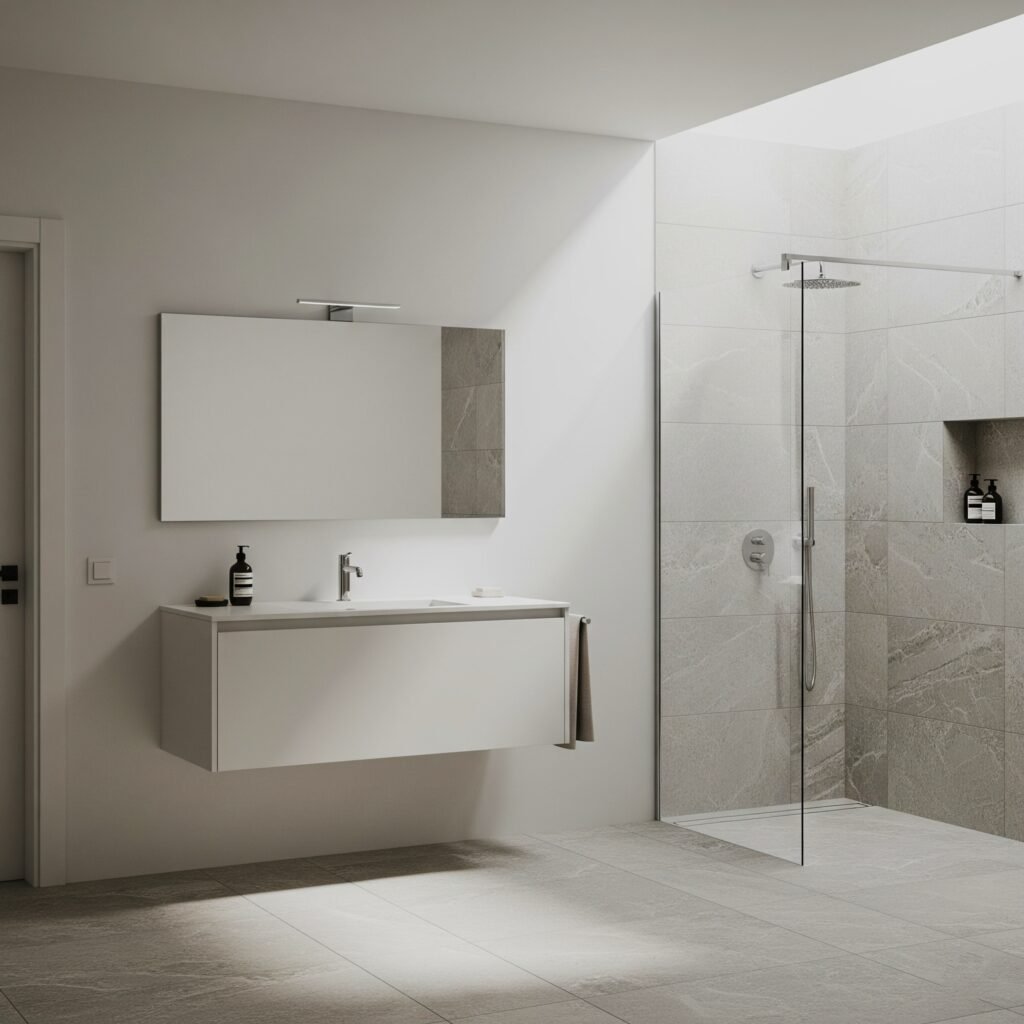 clean minimalist bathroom - Space Ideas World Bathroom redo ideas