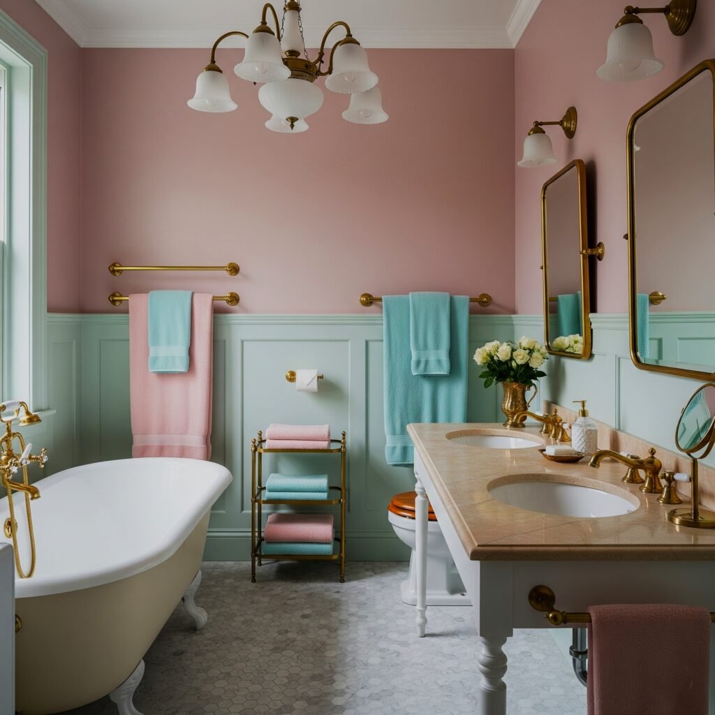 Vintage bathroom renovation - Space Ideas World Bathroom redo ideas