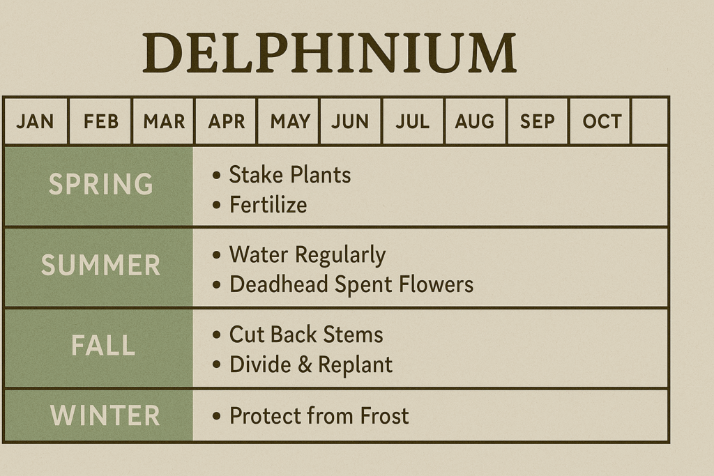 delphinium plants