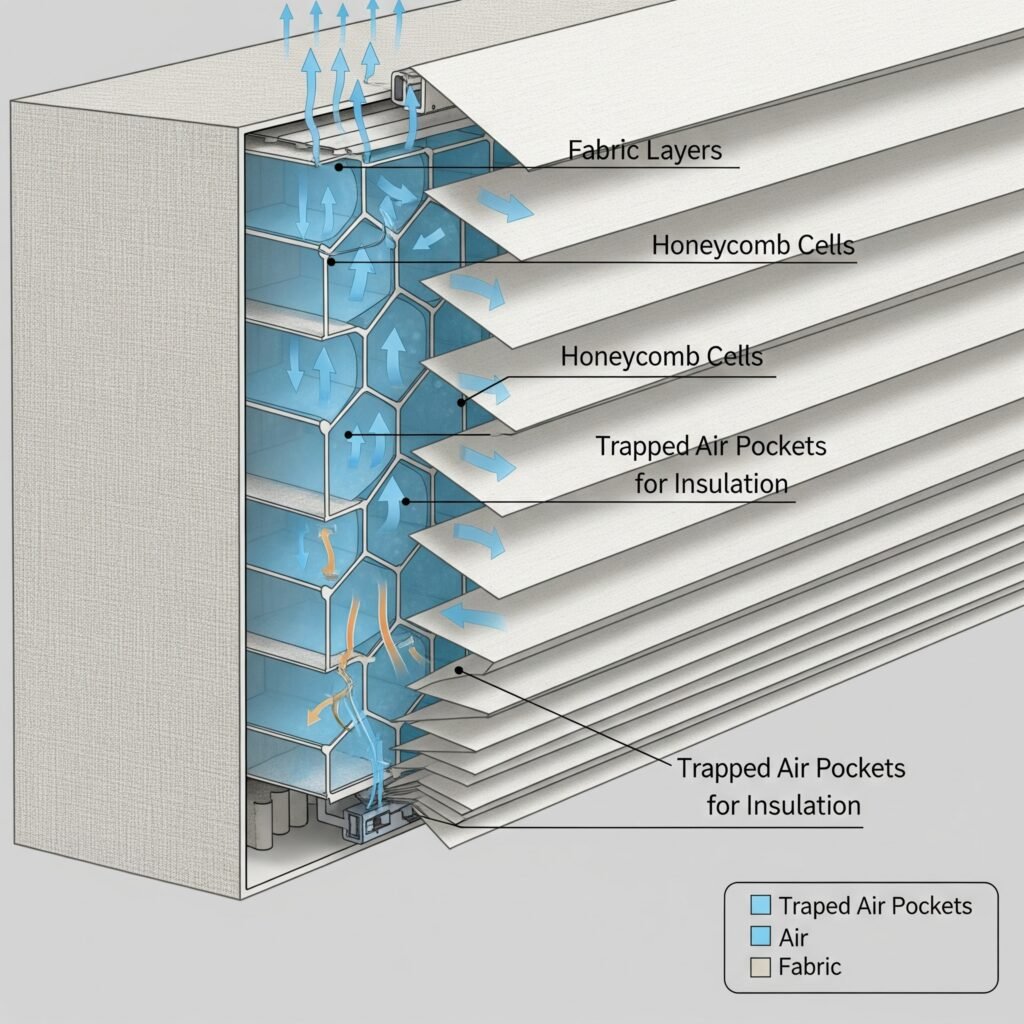 Cellular Shade Energy Features - Space Ideas World sliding glass door treatments