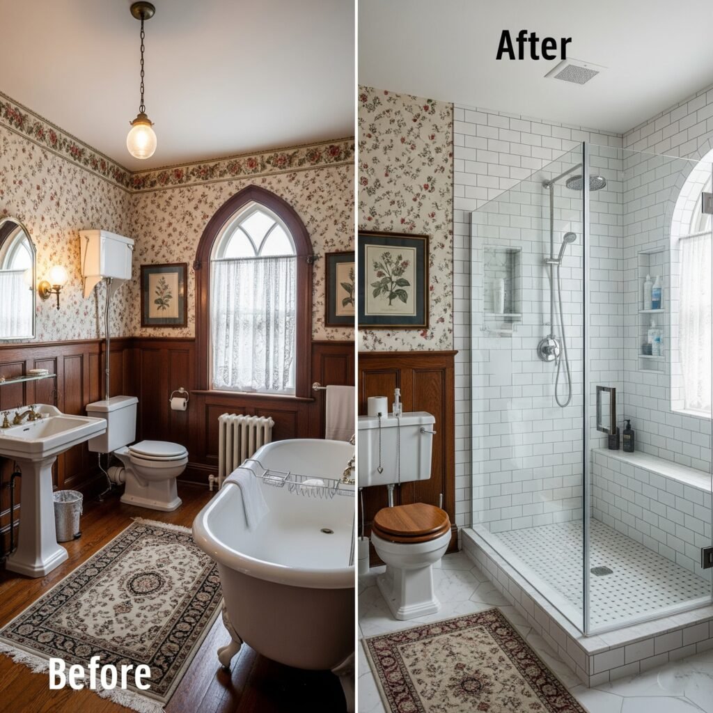 Historical bathroom remodel - Space Ideas World bathroom remodel