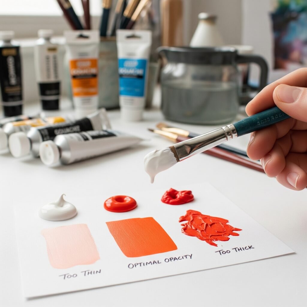 Perfect gouache paint - Space Ideas World gouache painting