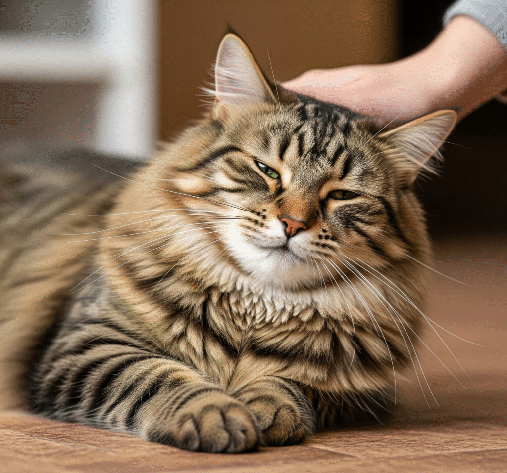 brown tabby Siberian cat - Space Ideas World huge cat breeds